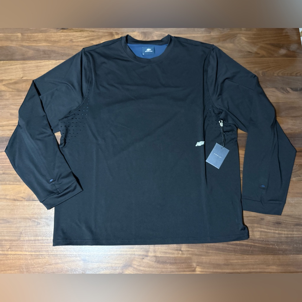 Aime Leon Dore X New Balance Rc56 Long-Sleeve Performance Tee Jet Black Size Xl
